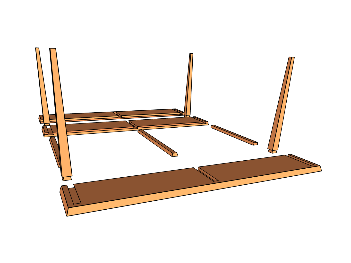 FH:025 ESSTISCH 100% WOOD